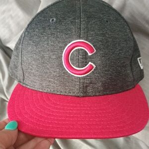 New Era Gray Fitted Cap Chicago Cubs